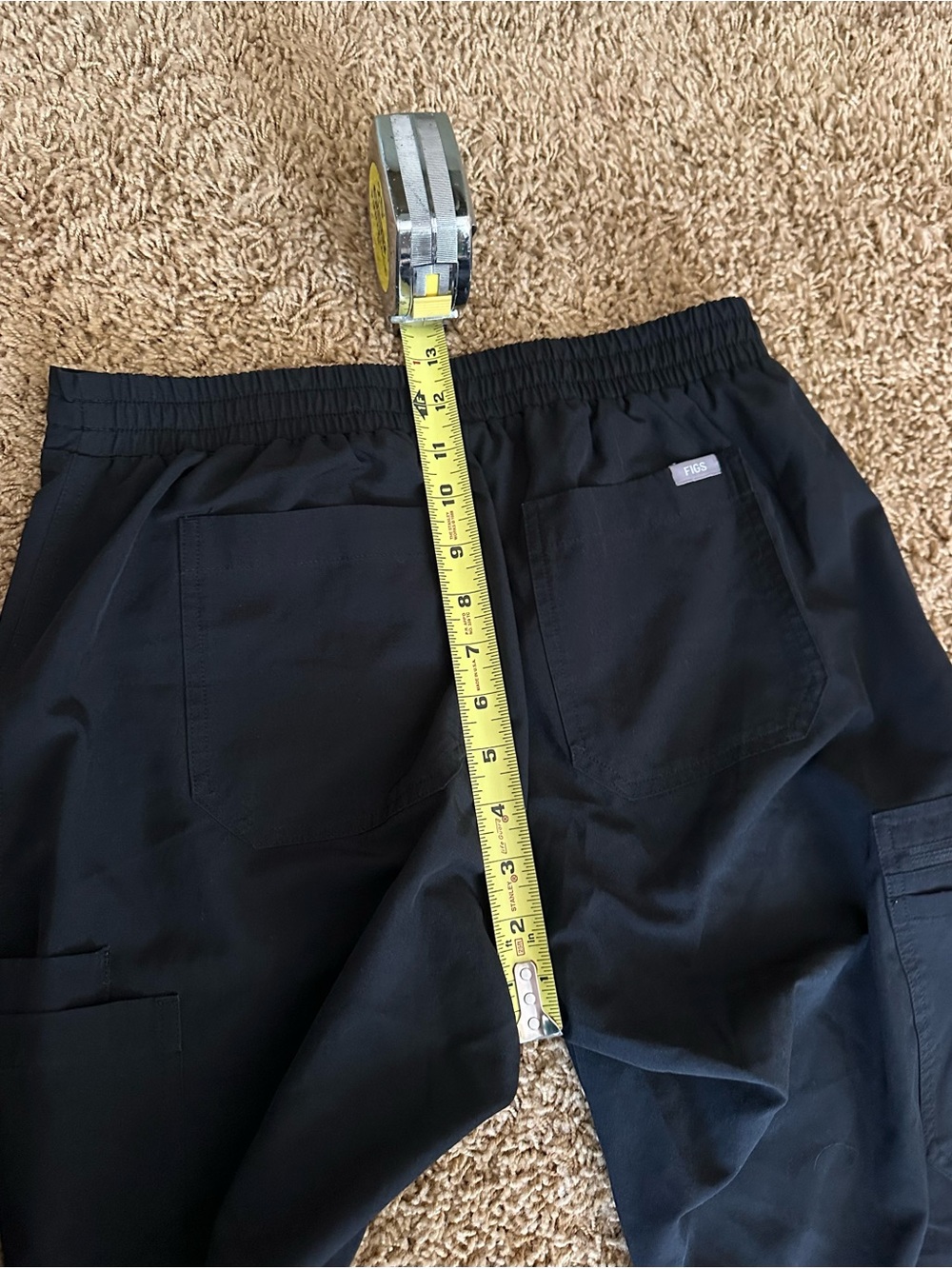HTF Figs Fionlite Black Scrub Pants Small - Picture 8 of 10